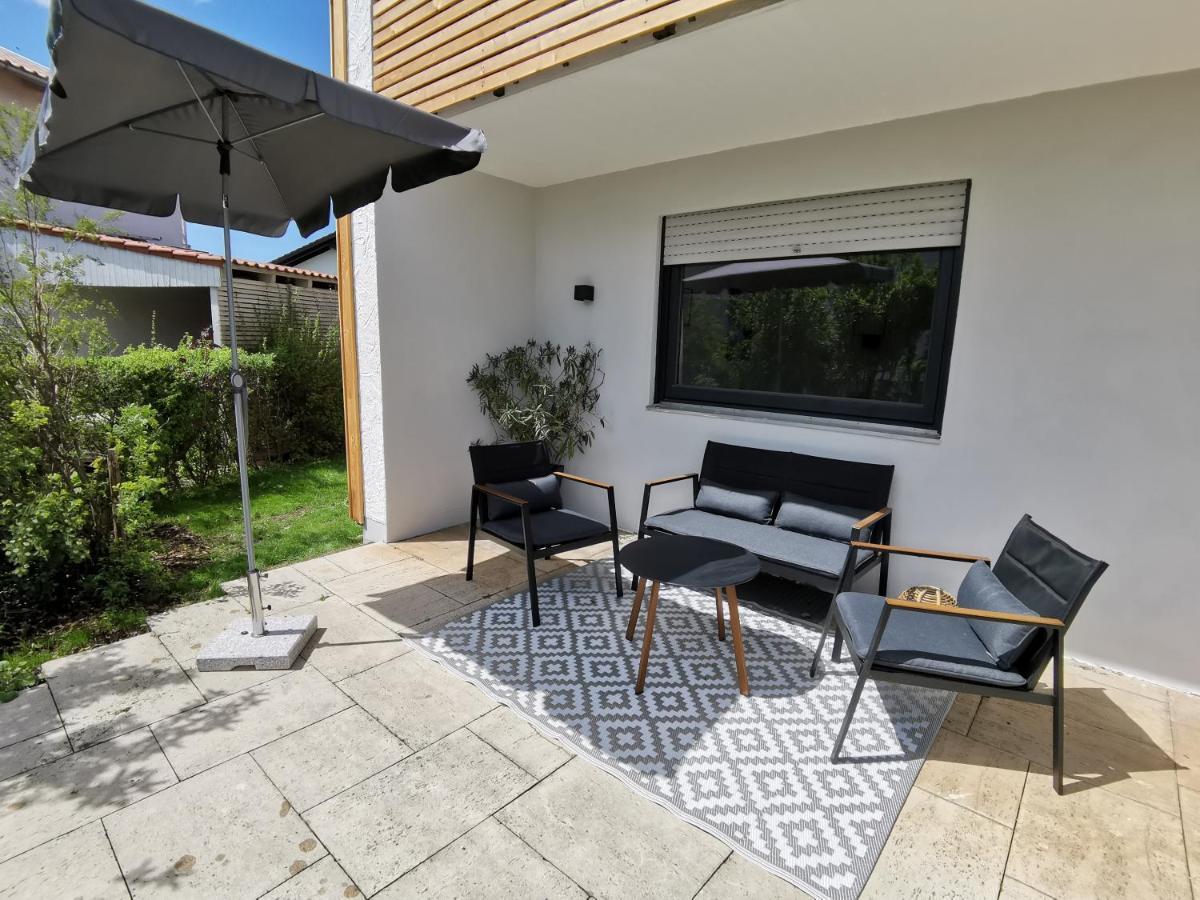 Moderne Ferienwohnungen Mit Designbad Petting Kültér fotó